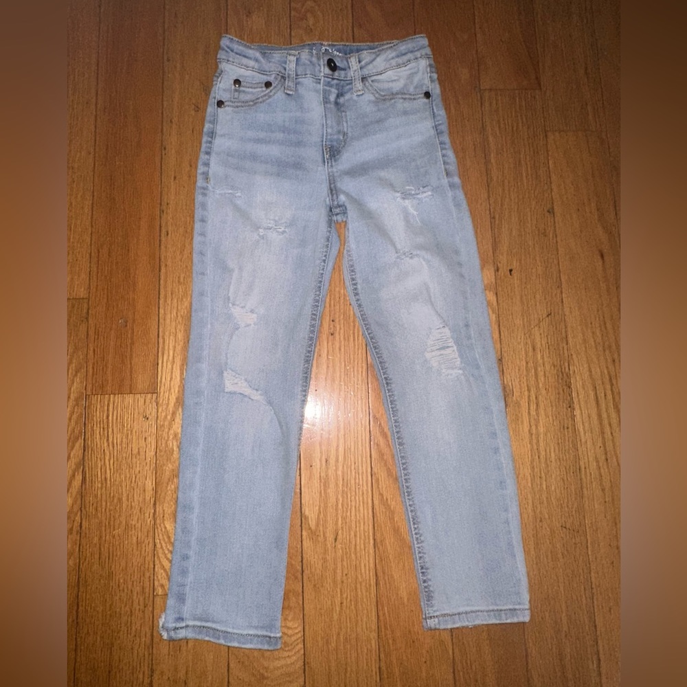 Art Class Girls Denim Girlfriend ripped Jeans Size 8